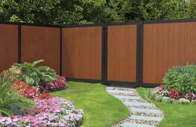 distinctly your own. Our Harmony program consists of four popular fence styles and three popular fence colors.