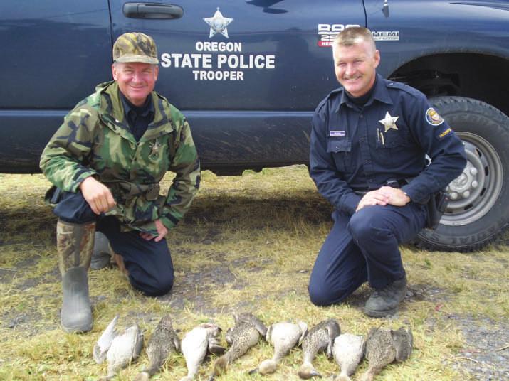 Wildlife / Hunting Warnings, Citations Issued at Summer Lake, Pintails Seized During the opening weekend of duck and goose seasons, Sgt. Hand, Sr. Tpr. Miller, Sr. Tpr. Randall (Klamath Falls), and Tpr.