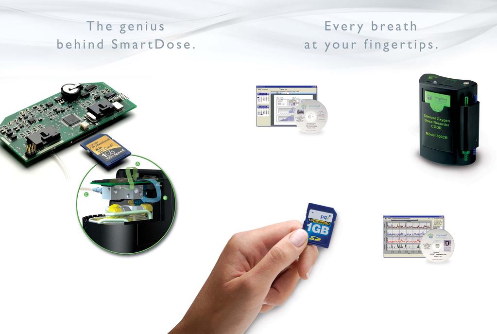 SmartDose utilizes a microprocessor-controlled pressure transducer to precisely determine the user s oxygen requirements for each breath.