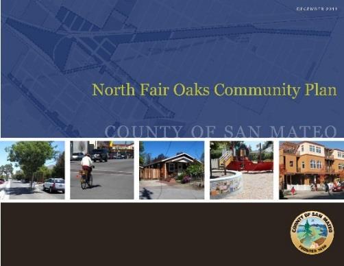 2 PLANNING CONTEXT 2.1.5 North Fair Oaks (NFO) Community Plan (County of San Mateo; 2011) 2.1.6 Stanford in Redwood City Precise Plan (2012) 2.1.7 Hoover Area Community Mobility Plan (2009) The NFO Community Plan is a long-range policy document that establishes goals and policies for several typical planning elements.
