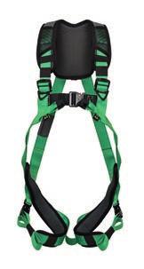 To ensure the safety and health of the workers in maintenance tasks at all times appropriate fall protection equipment is required, including a full-body harness (EN 361), usually connected to