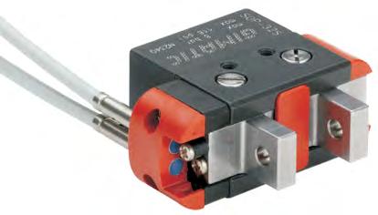 by SGP-S SENSORS The operting position is deteted by two indutive sensors S1 nd S, (optionl) through