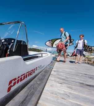 STABILITY The structure and design of Pioner boats make them stable and safe. Our customers are safe when using one of our boats and while it is moving.
