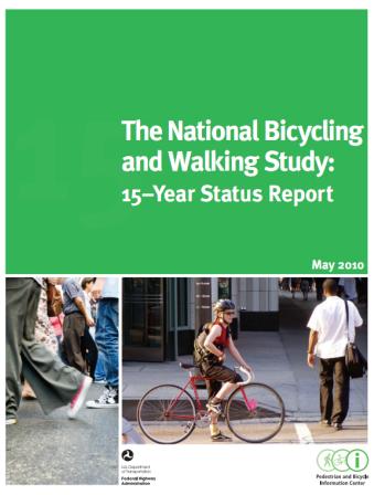 Background 1994 National Bicycling and Walking Study Goals: Double percent of trips made Reduce killed & injured by 10% 15 year status update: