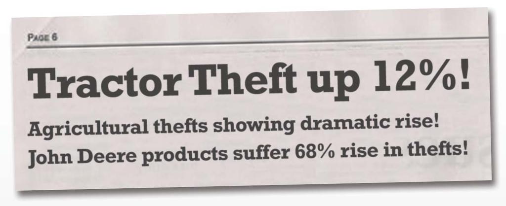 Scheme (CESAR). Current Theft Trends The primary aim of the unit is to reduce plant theft across the United Kingdom.
