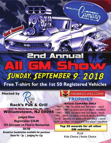 2nd Annual all gm Car Show Save the Date - Car show season will be in full swing, and before you know it our show at Racks will be here.