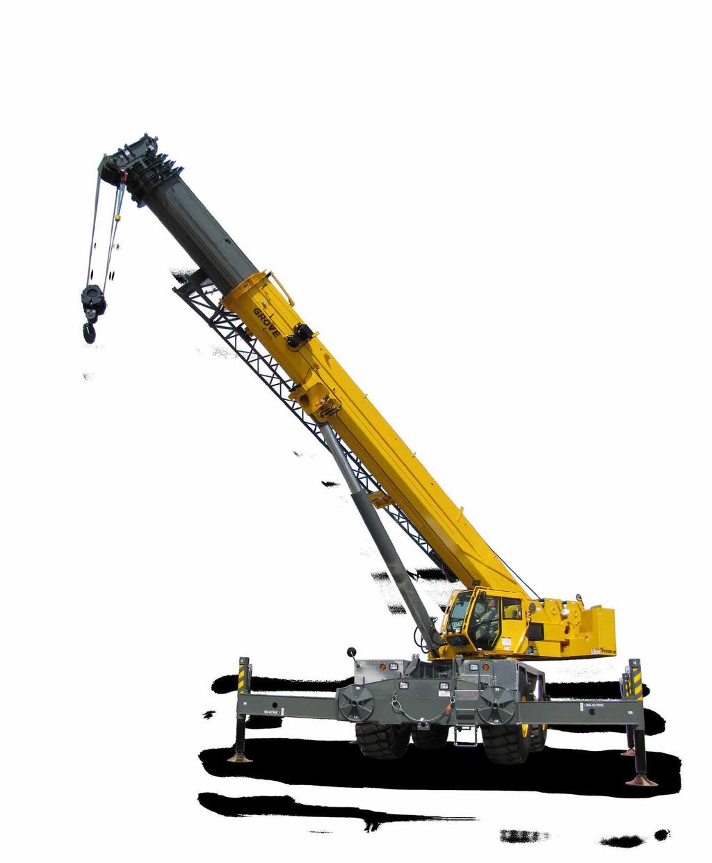 five-section, full power boom 11 m -18 m (36 ft