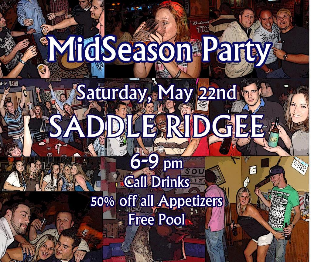 Kickballers, Our mid-season party will be Saturday May 22nd, back at the Ridge!