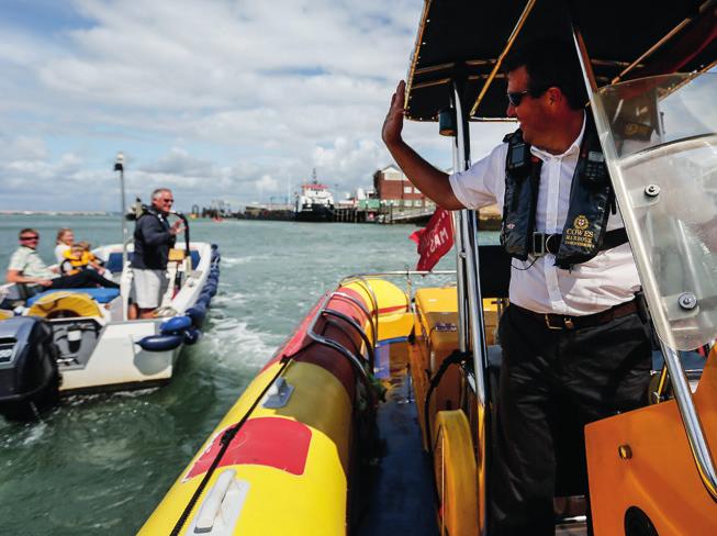 ANNUAL MOORINGS All Cowes Harbour Commission annual moorings benefit from a central Solent location. A Cowes Harbour Water Taxi service is available. Daily safety & security checks carried out.