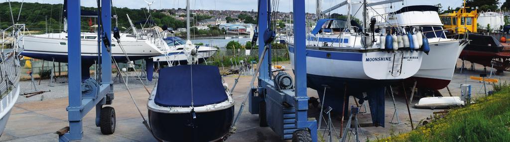 BOATYARD SERVICES Kingston Marine Boatyard is one of the largest yards on the River Medina with extensive facilities accommodating up to 150 boats from the easily trailered to yachts and motor boats
