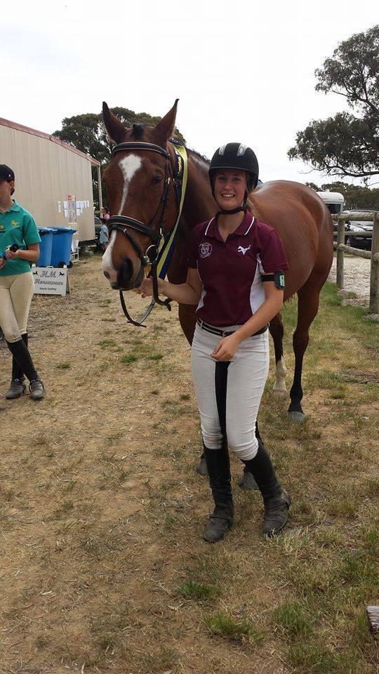 After a long drive and a very cold night sleeping in a float with a snoring mother, Laura Wallace had a fantastic time at Kyneton Horse Trials.