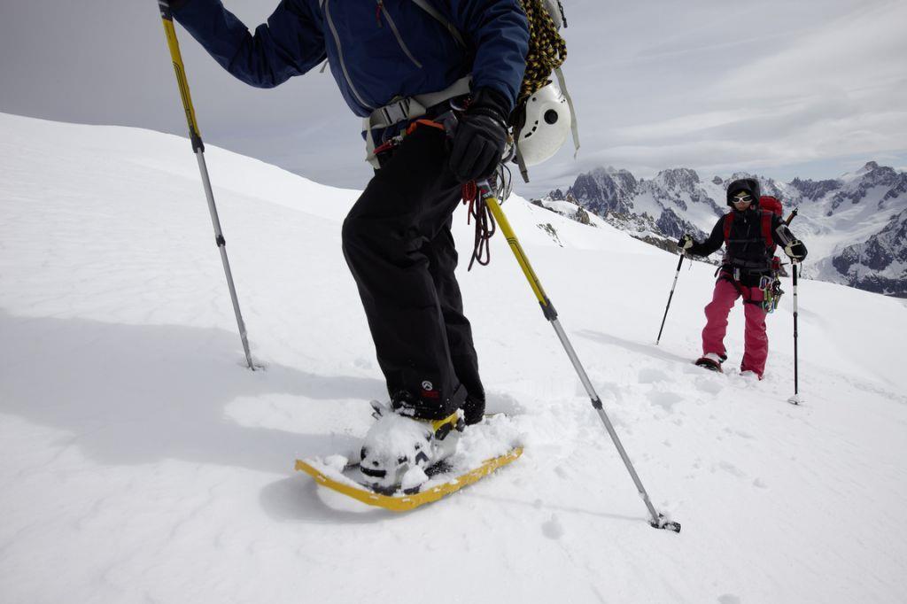 pounds per square inch Example: Snow Shoes increase