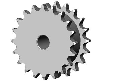 SPROCKETS 101 15 British Standard Sprockets: This style of sprocket is similar to an ANSI style sprocket with the exception of the fact that it is designed to propel British Standard Chain.