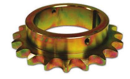 ALTERATIONS Sprocket Plating/Coating U.S. Tsubaki offers special plating/coating options on all stock sprockets.