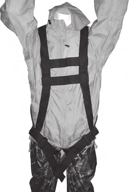 MODEL # 2014-C FULL BODY HARNESS COMPONENTS Front WARNING WARNING ALWAYS read safety harness instructions before each use.