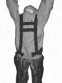 2014-C FULL BODY SAFETY HARNESS INSTRUCTIONS (Front View) (Rear View) Put the