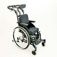 Compact, active power wheelchair for  Narrow
