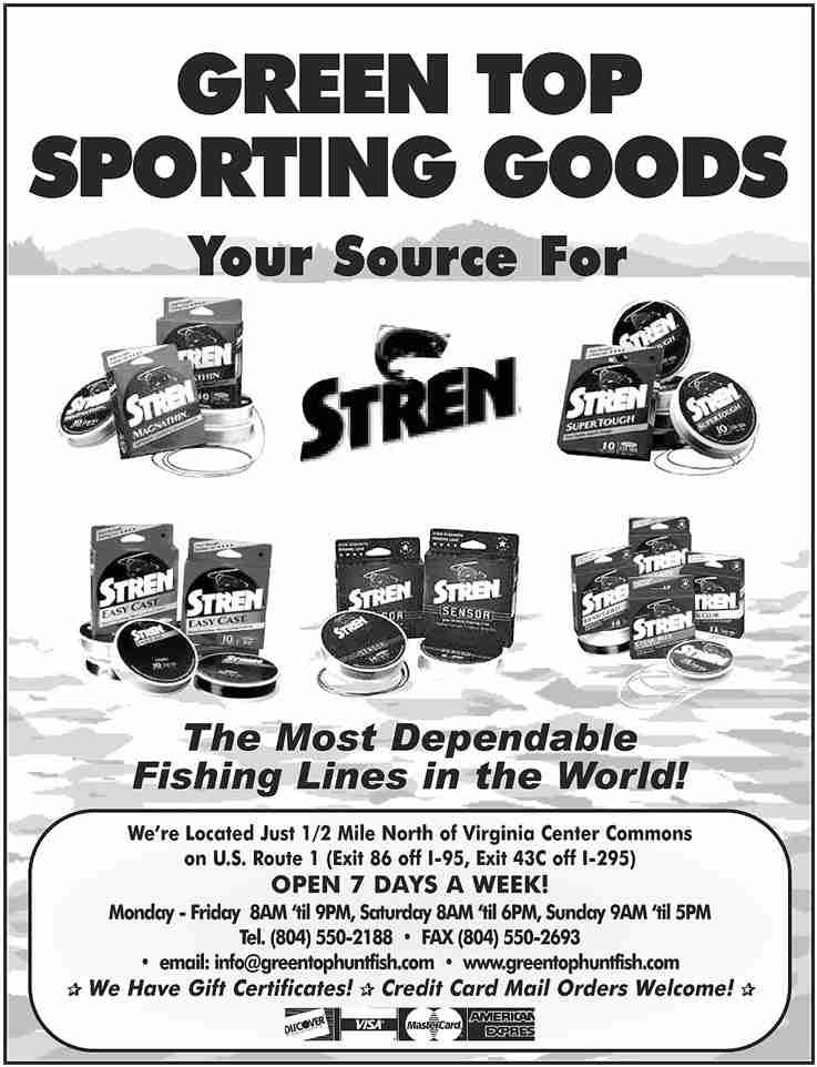 We will match competitor pricing on any tackle - spin, plug or fly.
