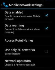 When Wi-Fi is turned on, a list of available networks will appear, along with any that have previously been accessed on that device.