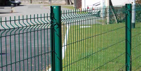PANEL FENCE Panel fence designed for those locations to isolate motorways, high flow intersections from pedestrian zone, provides a strong barrier for security and