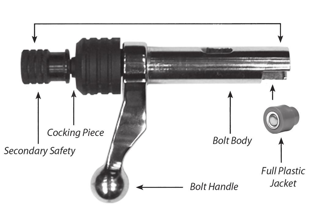 DISC Extreme, Long Range Hunter, Mountaineer Action and Safety Systems Bolt Action The bolt has been designed for easy removal and breakdown for easy cleaning of internal and external surfaces.