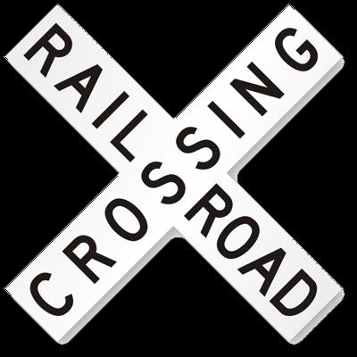 AN UNCONTROLLED RAILROAD CROSSING DOES NOT HAVE FLASHING LIGHTS OR GATES.
