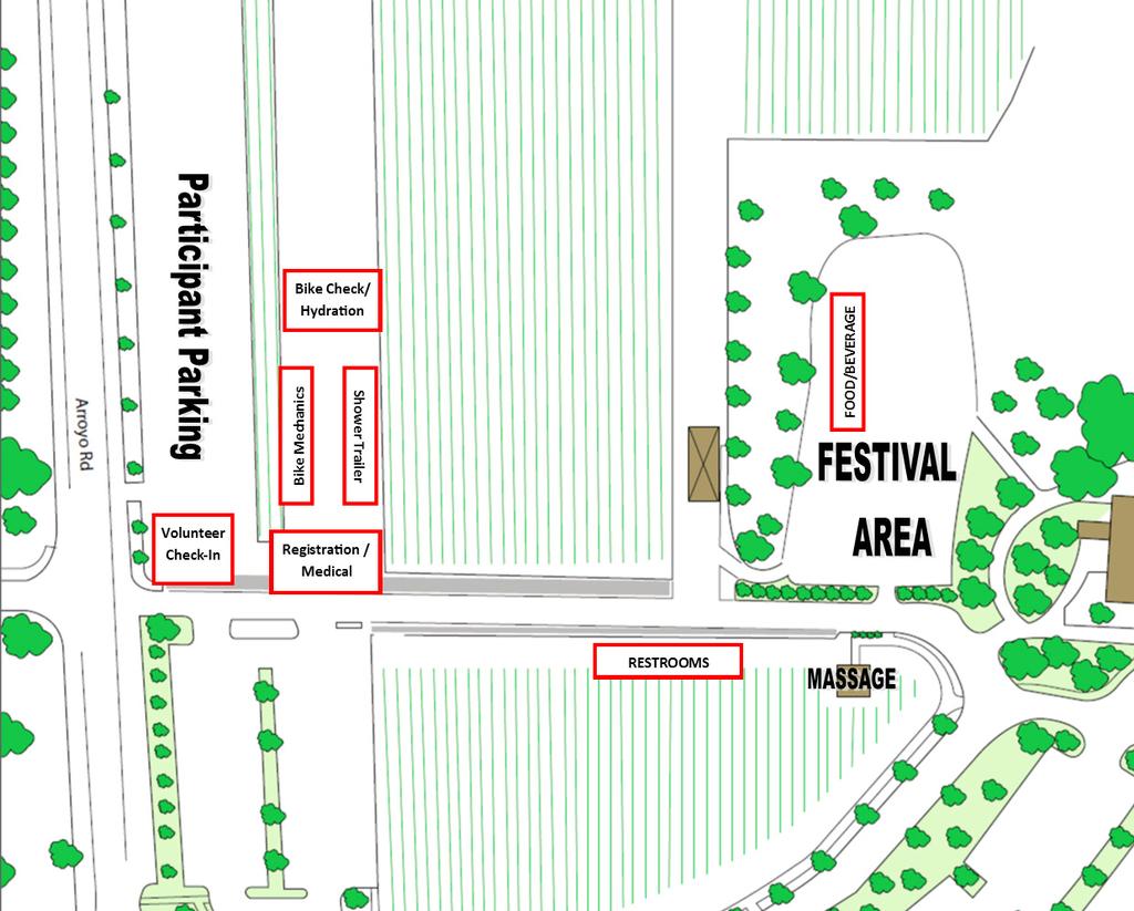 EVENT MAP The American Heart Association American Stroke Association prohibits smoking at our events.