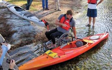 Universally Accessible Design Guidelines Michael Passo, an experienced paddler who uses a wheelchair, recommends the following design features: Access route Firm, level surface without gaps (not