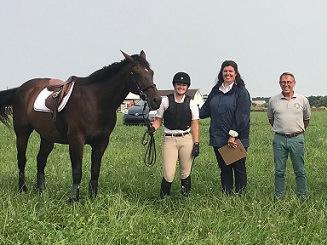 at Apple Grove Farm and is now a D1. Ella received her C1 eventing certification at Brookside Farm in South Lyon at a regional testing.