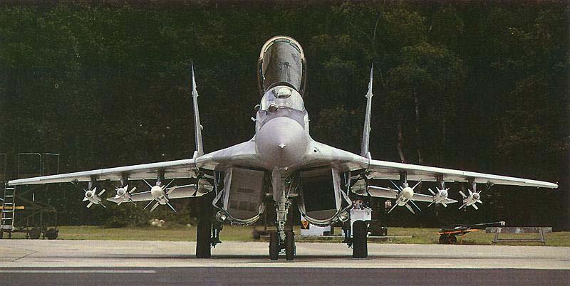 Figure 1: Supersonic Inlet on the MIG-29 (one open & one closed). Figure 2: