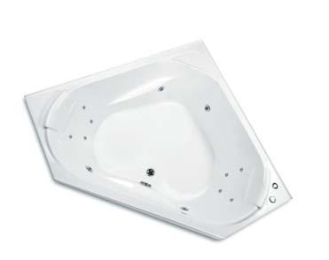 1520 & 1665 BATH 195L, 260L capacity BATH SCREEN Available in left and right configurations 1295