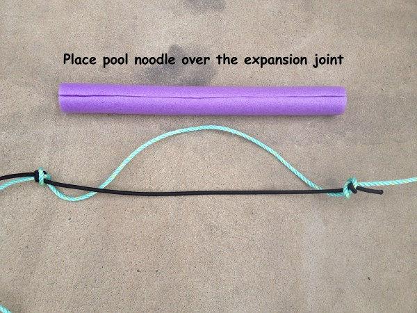 expansion joint a shock cord expansion