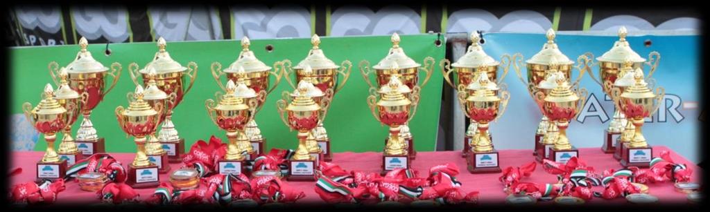 Trophies will be awarded to top 3 Overall respective distance winners.