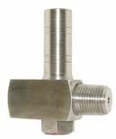 SPECIFICATIONS: Connection Sizes: 1/4" or 1/2"NPT Stainless Steel or Brass Water, Air, Oil or Gas No Moving Parts Nothing to break or wear out Pressure
