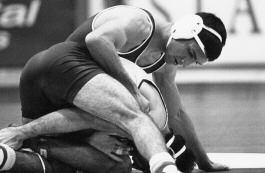 Mumby was the conference runner-up and followed in his father s footsteps by becoming Stanford s head wrestling coach in 1949.