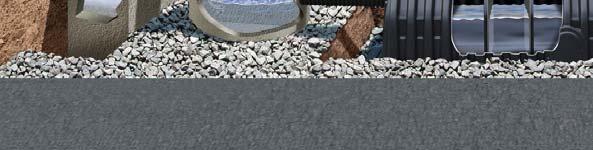 66 Woven Geotextile- placed under CULTEC manifold components, prevents scouring of stone base 7.