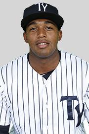 246 (02for45) with 48R, 29 doubles, 0 triples, 8HR and 49RBI in 2 games his 0 triples were tied for the thirdmost in the South Atlantic League led the club in hits, triples, home runs and RBI