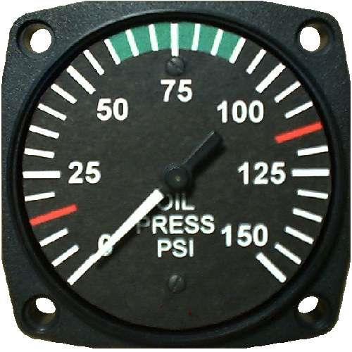 ENGINE INSTRUMENTS Oil Pressure Gauge One of the principle engine instruments is the oil pressure gauge. It is usually positioned beside the oil temperature and fuel gauges.