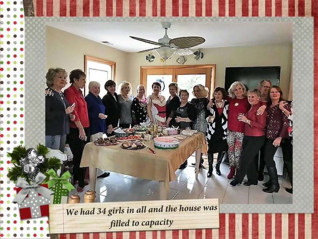 The "Queens" came together recently for our annual Christmas party and a great time was had by all. Carole O.