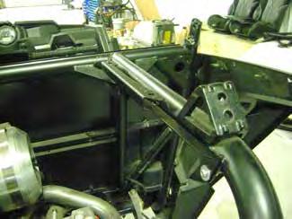 4. Install Driver and passenger mount brackets as shown in figure 3.