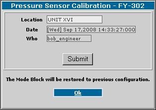 Sensor Calibration Data It is possible to save the calibration in the EEPROM memory of the sensor module, just select the option.
