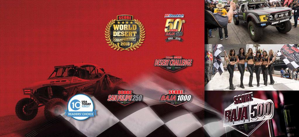 Race Series ASSETS World Desert Championship 201 The Original and Largest Media Impact Race Series In North America and the longest operating Off-Road Series in the World 62,000 Estimated Annual