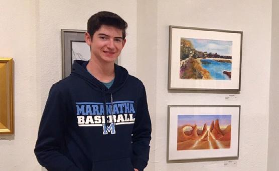 He has displayed his artwork at the San Diego Fair where his painting won 1st place and Best of Show.