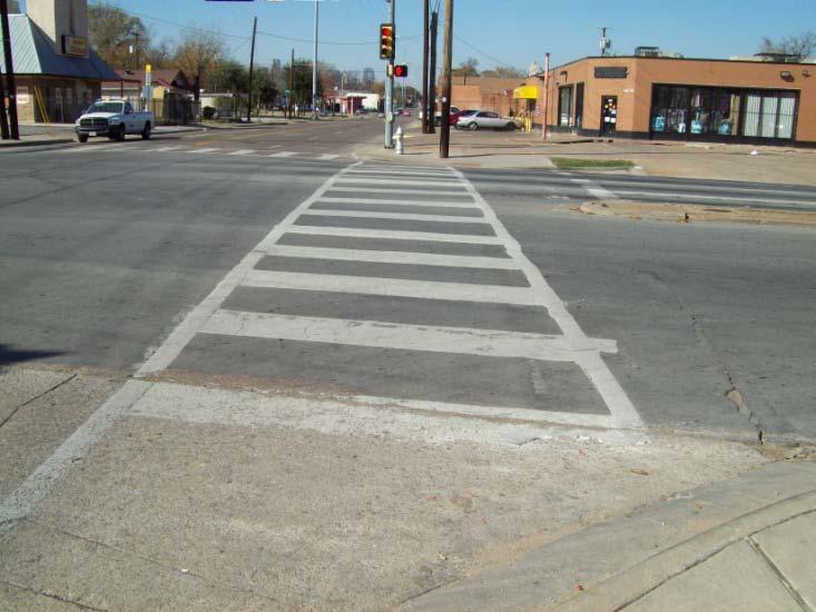 Annual Inspection for Visibility Crosswalks = 7,388 total 2,807 (38%) rated A Visible 1,405 (19%) rated B - Visible but worn 3,176 (43%) rated C - Little to no visibility Currently budgeted to
