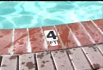 Lettering should be no less than 4 block #6 Other Rules on separate sign(s) Universal symbols Pool Depth