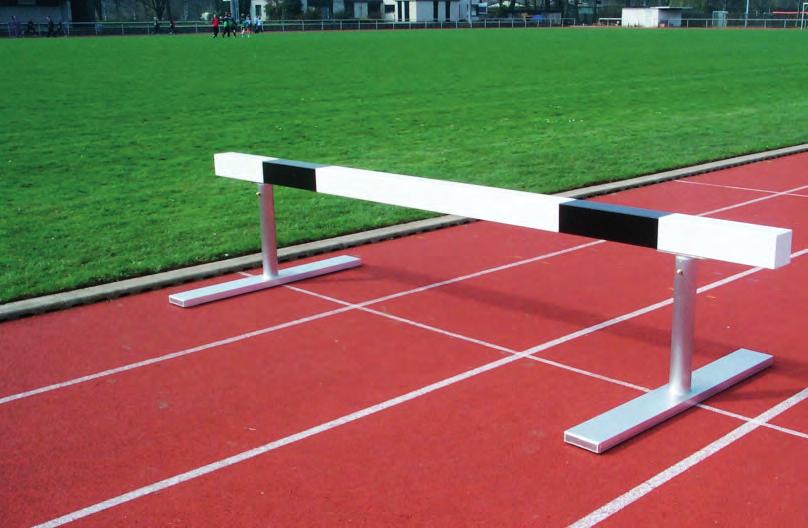 ATHLETICS Track & Field Equipment Steeplechase Hurdle The steeplechase hurdle is made from aluminium and a crossbar. There are two options for crossbars.