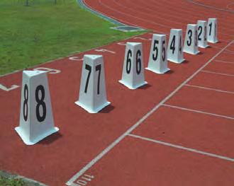 ATHLETICS Track & Field Equipment Starting Boxes The starting boxes are