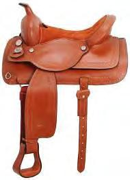 An English type saddle may be constructed