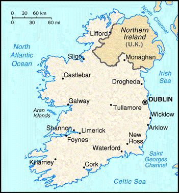 1.2. Basic data Ireland (Eire) joined the European Community in 1973, is located in Western Europe, the North Atlantic and west of Great Britain.