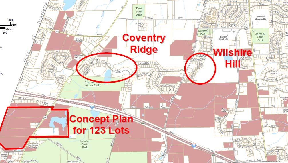 24 The concept plan area south of the Thruway
